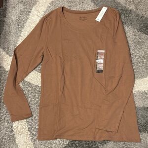 Fitted Multicolored Long Sleeve T-Shirt